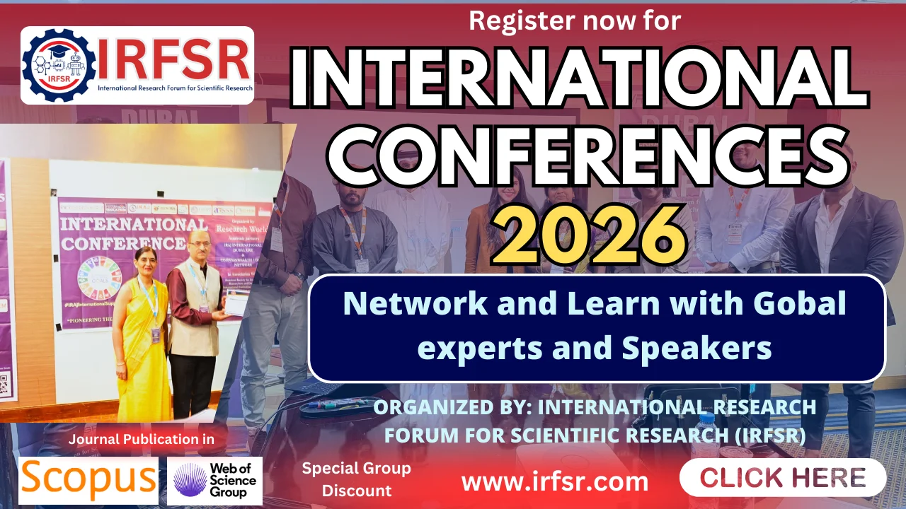 Upcoming International Conference for 2025-2026